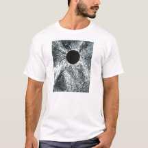 Schwarzer T - Shirt, Männerlicht