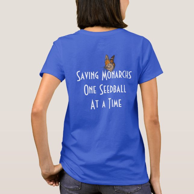 Schwarzer T - Shirt mit Logo (Rückseite)