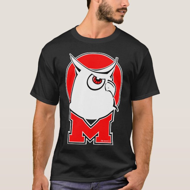 Schwarzer T - Shirt, Schüssel #1 T-Shirt (Vorderseite)