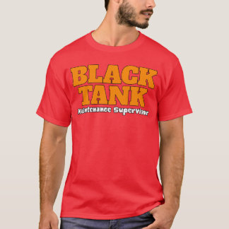 Schwarzer Tankwartungsleiter Lustiger RV-Vater Fet T-Shirt