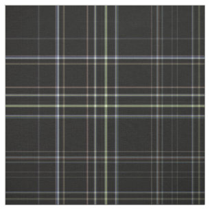 Schwarzer Tartan Stoff