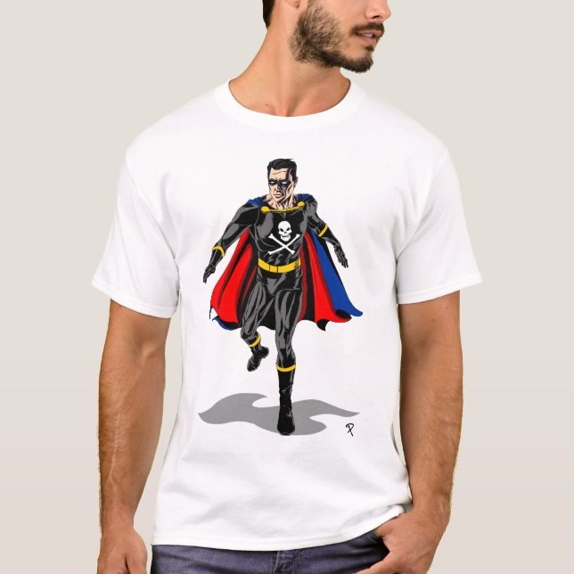 Schwarzer Terror-Klassiker T-Shirt (Vorderseite)