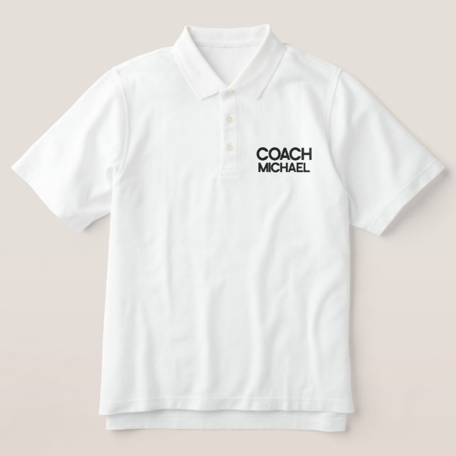 Schwarzer Text-Coach (Design Vorderseite)