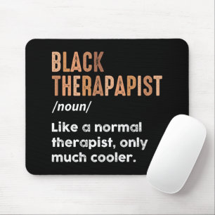 Schwarzer Therapeut Definition Lustig Afroamerikan Mousepad