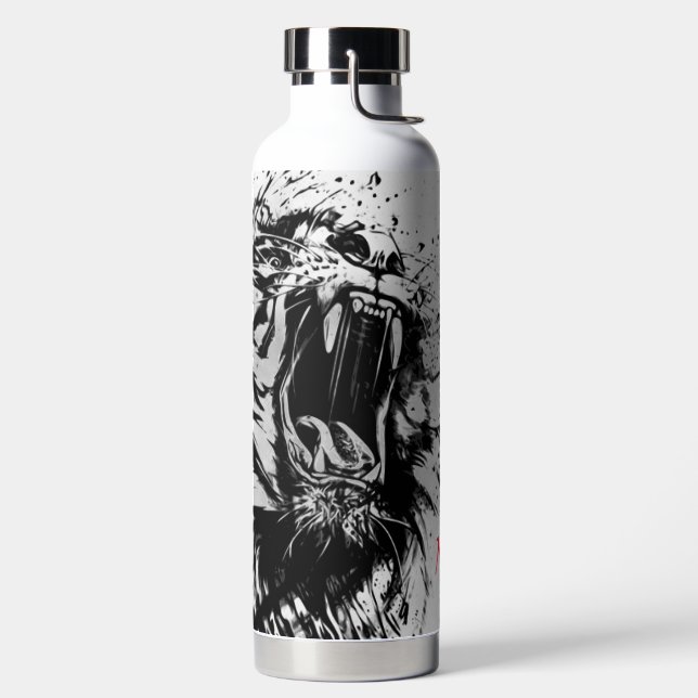 SCHWARZER TIGER THOR INSULATED FLASCHENINDIVIDUELL TRINKFLASCHE (links)