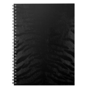 Schwarzer Tigerhautdruck Neu Notizblock