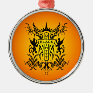 Schwarzer Tod 777 - Kreuz Ornament Aus Metall