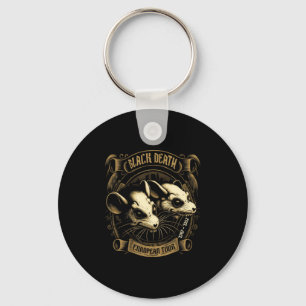Schwarzer Tod Europatour Geschichte Goth T-Shirt  Schlüsselanhänger