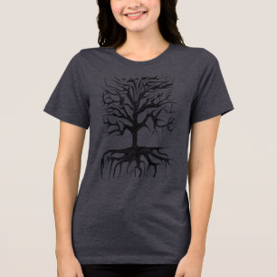 Schwarzer Tree Tunic Tri-Blend Shirt