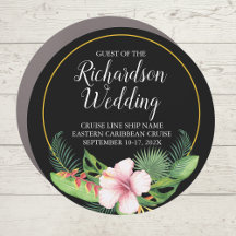 Schwarzer Tropengast der Hochzeitstorte