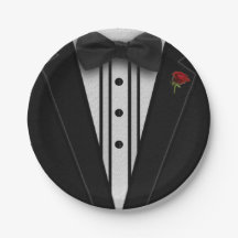 Schwarzer Tuxedo mit Bogen-Krawatte