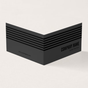 Schwarzer u. grauer Fall-Umbau Visitenkarten