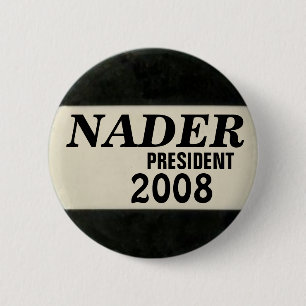 Schwarzer u. weißer Knopf Nader Button