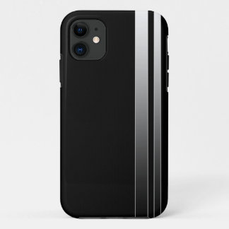 Schwarzer u. weißer Streifen iPhone 5 Kasten iPhone 11 Hülle