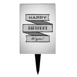 Schwarzer u. weißer torten aufsätze