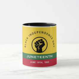 Schwarzer Unabhängigkeitstag 18. Juni 1865 Kurvier Tasse