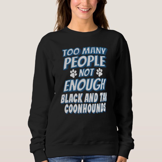 Schwarzer-und-Falber-Bracke-Hunderasse Hundebesitz Sweatshirt (Vorderseite)