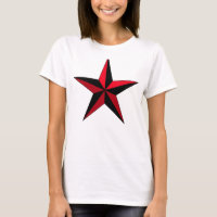 Schwarzer und roter Star