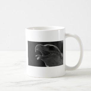 Schwarzer und weißer Adler Kaffeetasse