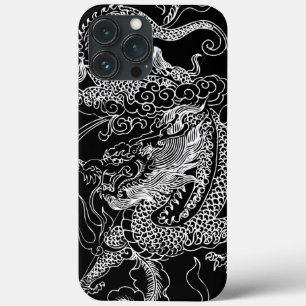 Schwarzer und Weißer Drache Case-Mate iPhone Hülle
