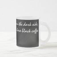 Schwarzer und weißer Kaffee