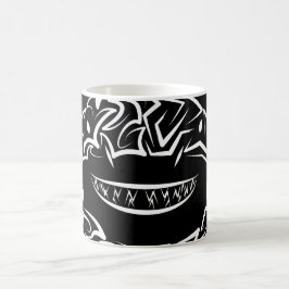 Schwarzer und weißer Stamm Großer Weißer Hai Kaffeetasse