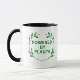 Schwarzer und Weißer Veganer Pflanzenbasierter Bec Tasse