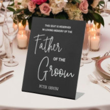 Schwarzer Vater der Groom-Gedenkstätte Hochzeit