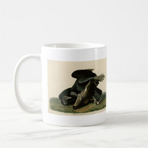 Schwarzer Vulture von Audubons Vögeln in Amerika Kaffeetasse