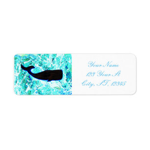 schwarzer Wal, der Thunder_Cove zazzle schwimmt