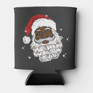 Schwarzer Weihnachtsmann Weihnachten Schwarze Gesc Dosenkühler