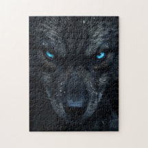 Schwarzer Wolf