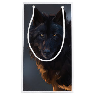 Schwarzer Wolf Kleine Geschenktüte