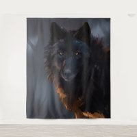 Schwarzer Wolf