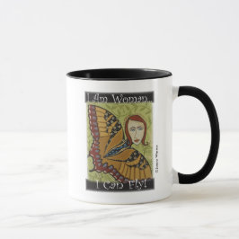 Schwarzes 11 Unze kombinierter Tasse-ICh morgens Tasse