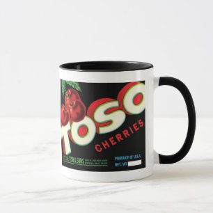 Schwarzes 11 Unze-Wecker-Tasse Tasse