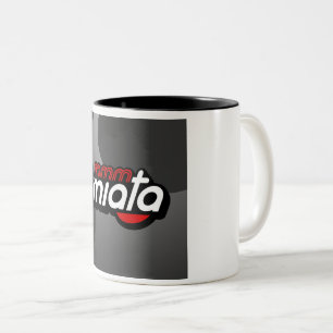 Schwarzes 11 Unze Zwei-Ton Tasse