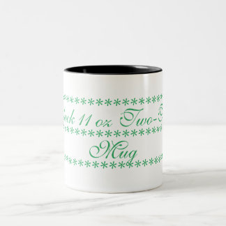 Schwarzes 11 Unze Zwei-Ton Tasse