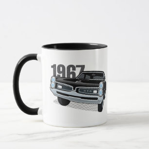 Schwarzes 1967 Pontiacs GTO Tasse
