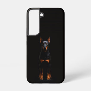 Schwarzes 4 Luxe Galaxy S22 Case, Guardian Doberma Samsung Galaxy Hülle
