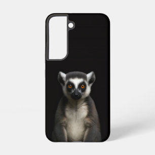 Schwarzes 4 Luxe Galaxy S22 Case, Sanfter Lemur Samsung Galaxy Hülle