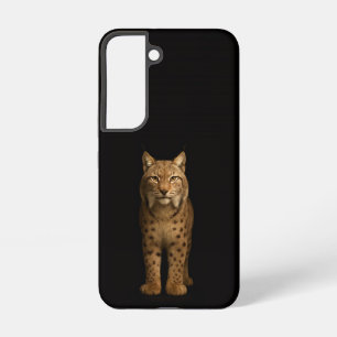 Schwarzes 4 Luxe Galaxy S22 Case, Stiller Luchs Samsung Galaxy Hülle