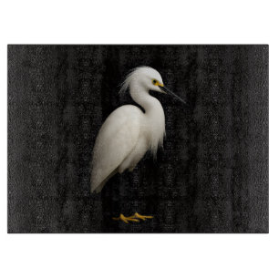 Schwarzes 4 Luxe Glasboard Eleganter Schneereiger Schneidebrett