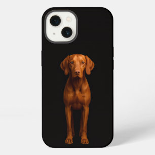 Schwarzes 4 Luxe iPhone 13, agiler Vizsla-Hund Hülle