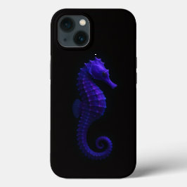 Schwarzes 4 Luxe iPhone 13 Case Violett Blaues See
