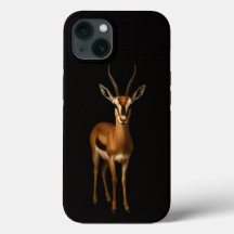 Schwarzes 4 Luxe iPhone 13, Elegante Gazelle