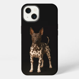 Schwarzes 4 Luxe iPhone 13, Haarloser Terrier Hülle