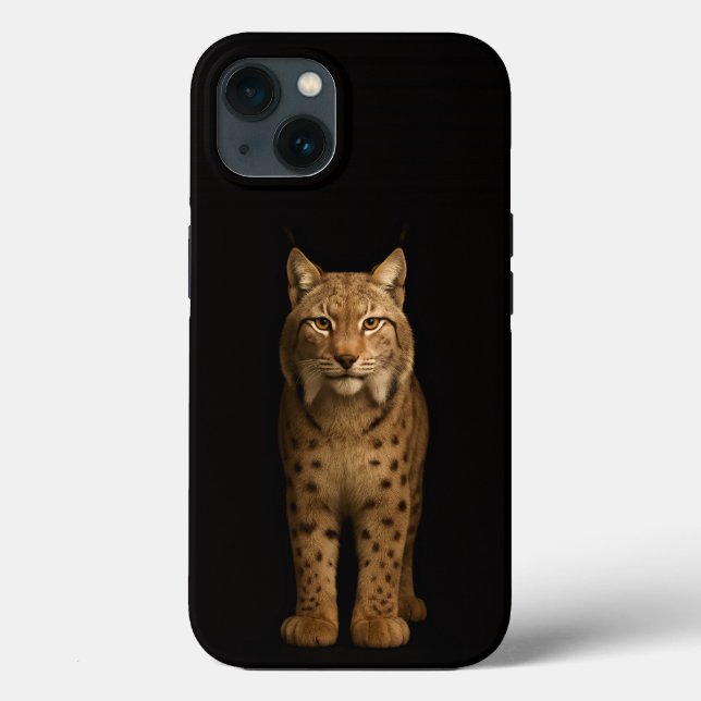 Schwarzes 4 Luxe iPhone 13, Silent Lynx Case-Mate iPhone Hülle (Rückseite)