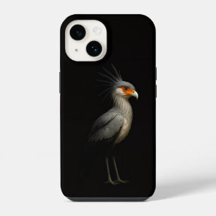 Schwarzes 4 Luxe iPhone 14 Case-Mate, Sekretärvoge Hülle