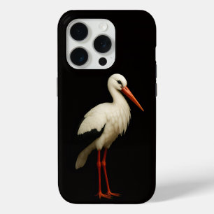 Schwarzes 4 Luxe iPhone 15 Pro Mate Graceful Stork Case-Mate iPhone Hülle